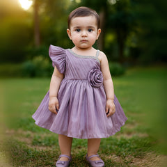 Enchanting Lavender Dream Barbie Frock - 376