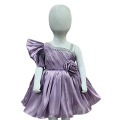 Enchanting Lavender Dream Barbie Frock - 376