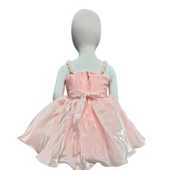 Party Frock Pearl-Laced Spaghetti Strap - 401