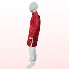 Maroon Cotton Kurta Pajama Set - Festive & Elegant
