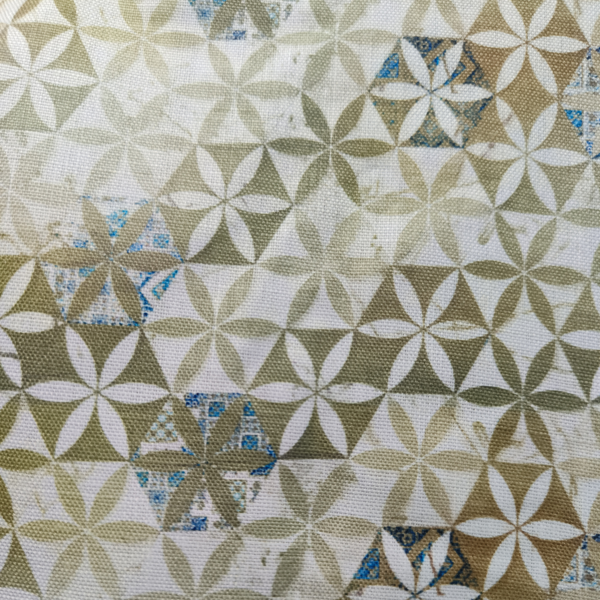 Green Textured Cotton Kurta Pajama Set